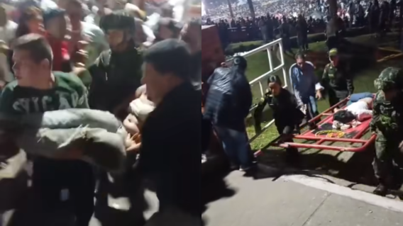 El concierto en Pacho, Cundinamarca, terminó en un gabinete que dejó varios heridos - Bludio